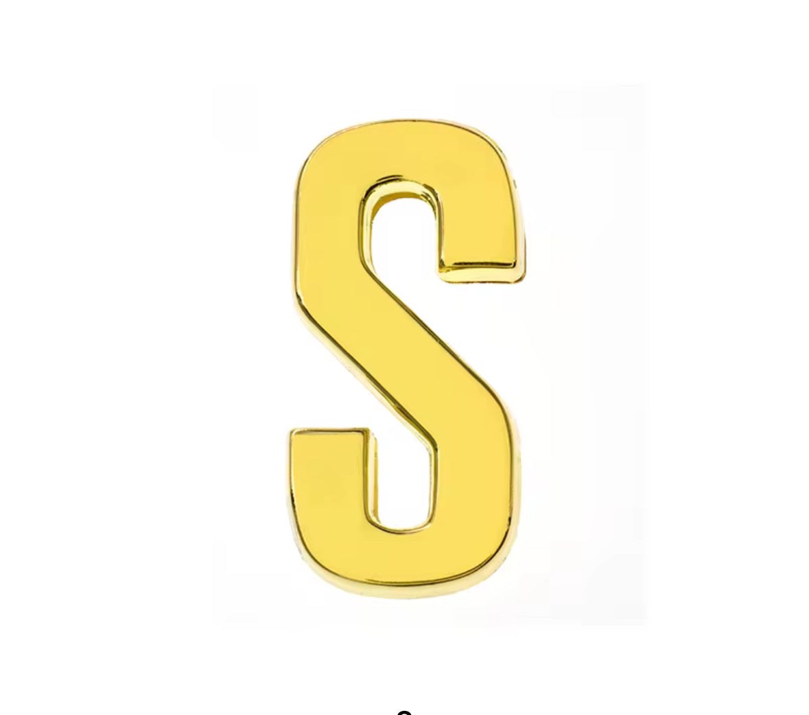 Scarf Slide Letters – 30mm – 14K Gold Non Tarnish