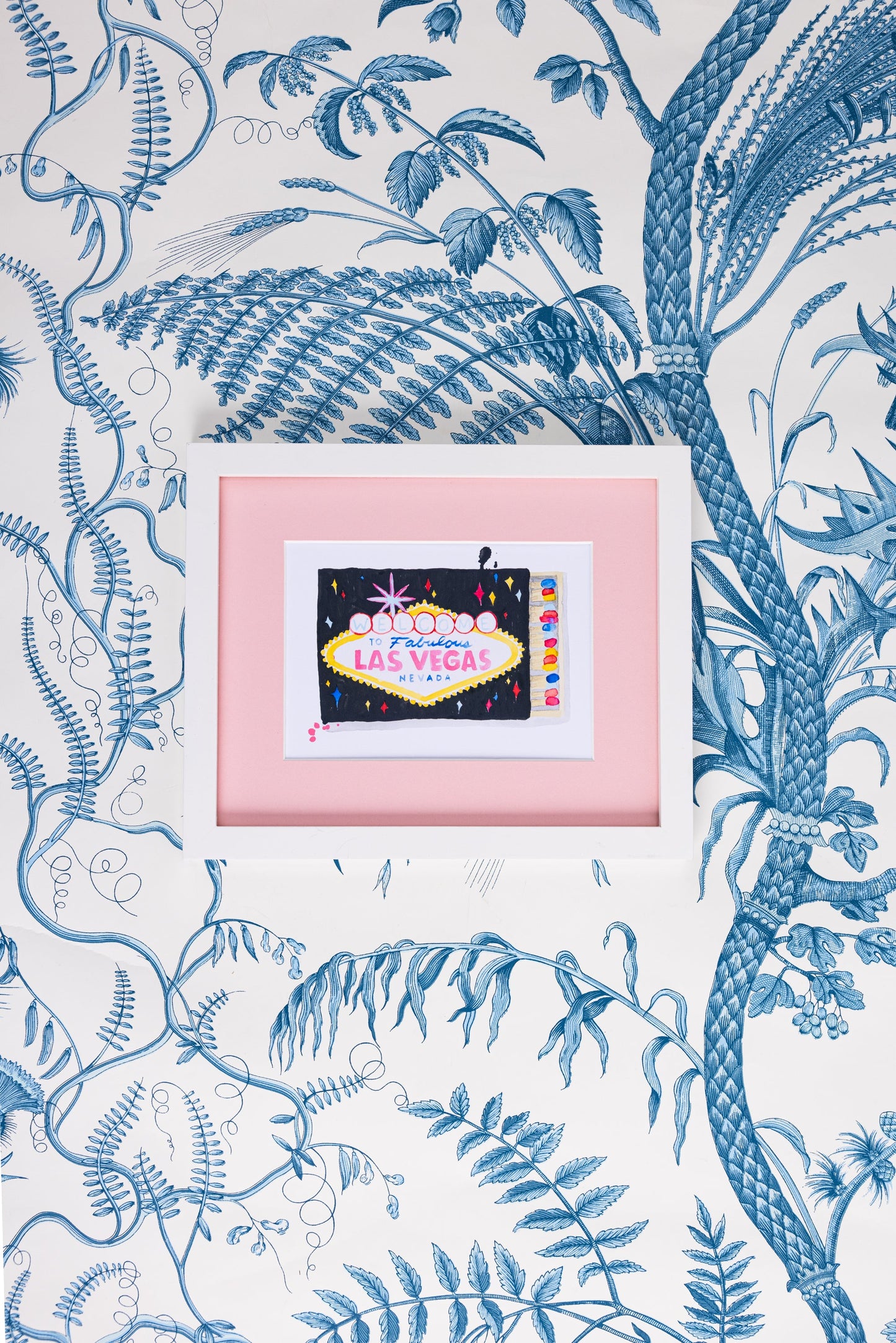 Las Vegas Matchbook Art Print