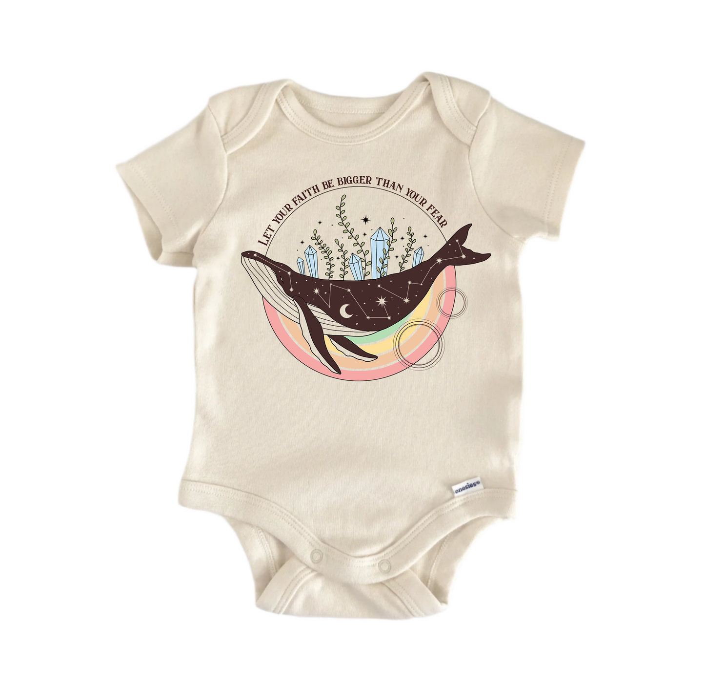 Faith Fear Magic Mystical Newborn Baby Onesie® Bodysuit