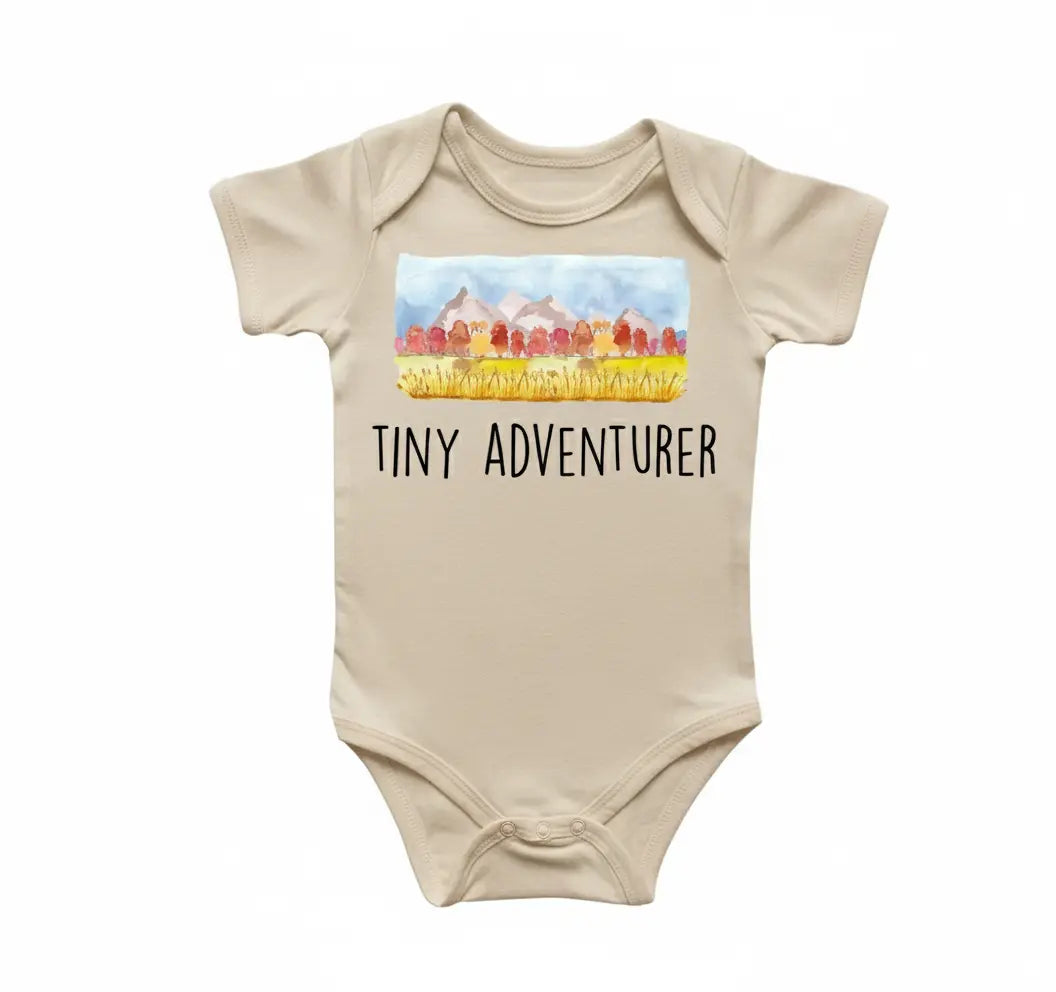 Fall Adventure Newborn Gift Baby Onesie® Bodysuit