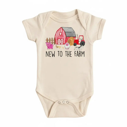 Farm Barn Newborn Baby Onesie® Bodysuit GS1