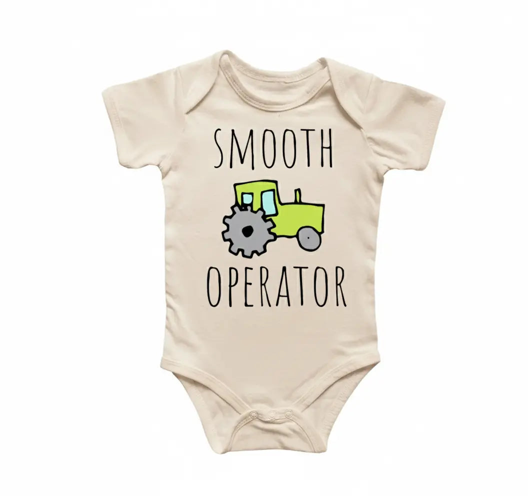 Farmer Farm Tractor Newborn Gift Baby Onesie® Bodysuit