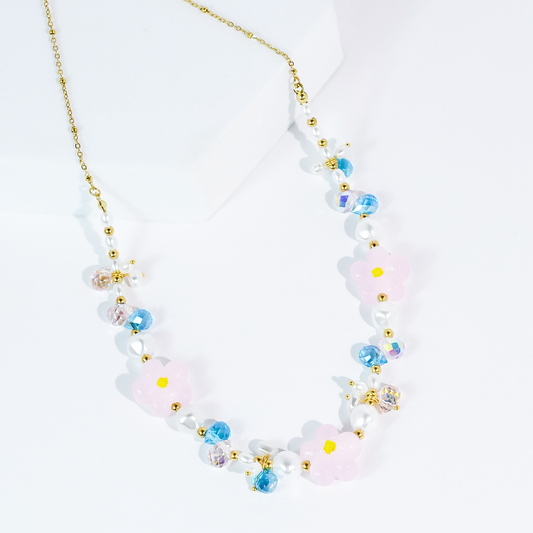Feelin' Girly Beaded Necklace