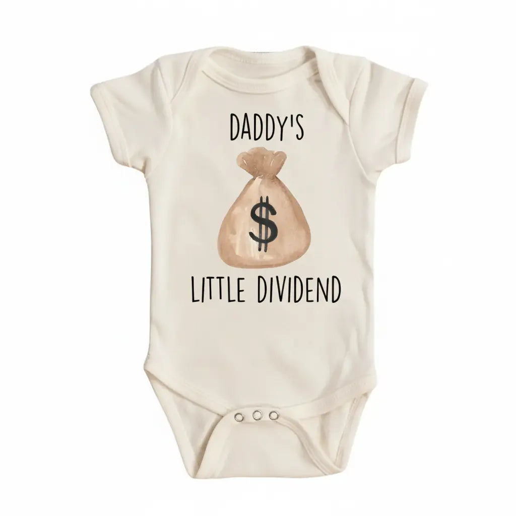 Finance Dividend Newborn Baby Onesie® Bodysuit GS1