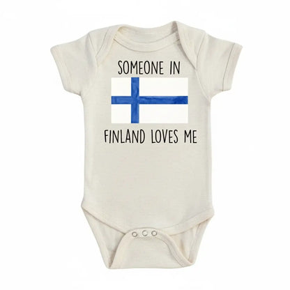 Finland Love Newborn Gift Baby Onesie® Bodysuit