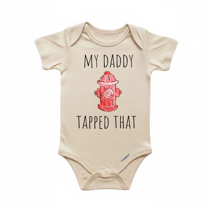 Fire Fighter Hydrant Newborn Baby Onesie® Bodysuit