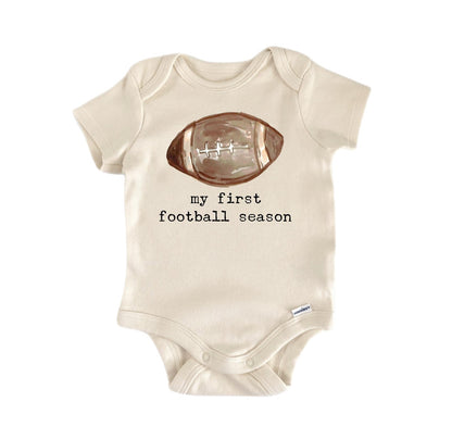First Football Season Newborn Baby Onesie® Bodysuit