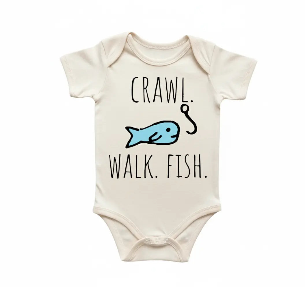 Fishing Fisherman Newborn Baby Onesie® Bodysuit