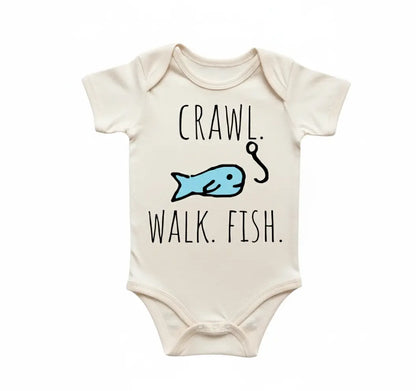 Fishing Fisherman Newborn Baby Onesie® Bodysuit