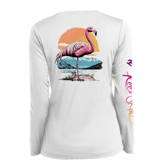 Ladies Flamingo Sunset