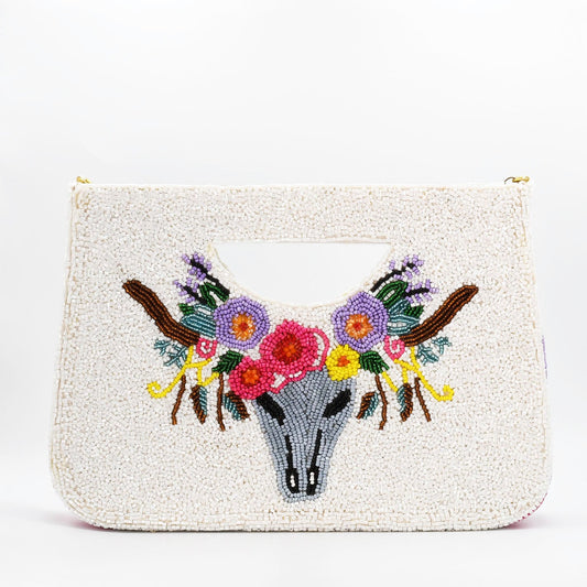 Flowers Longhorns Bag