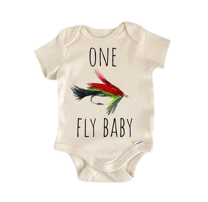 Fly Fishing Lure Newborn Baby Onesie® Bodysuit