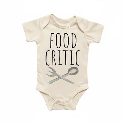 Food Critic Foodie Newborn Baby Onesie® Bodysuit GS1