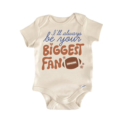 Football Biggest Fan Newborn Baby Onesie® Bodysuit
