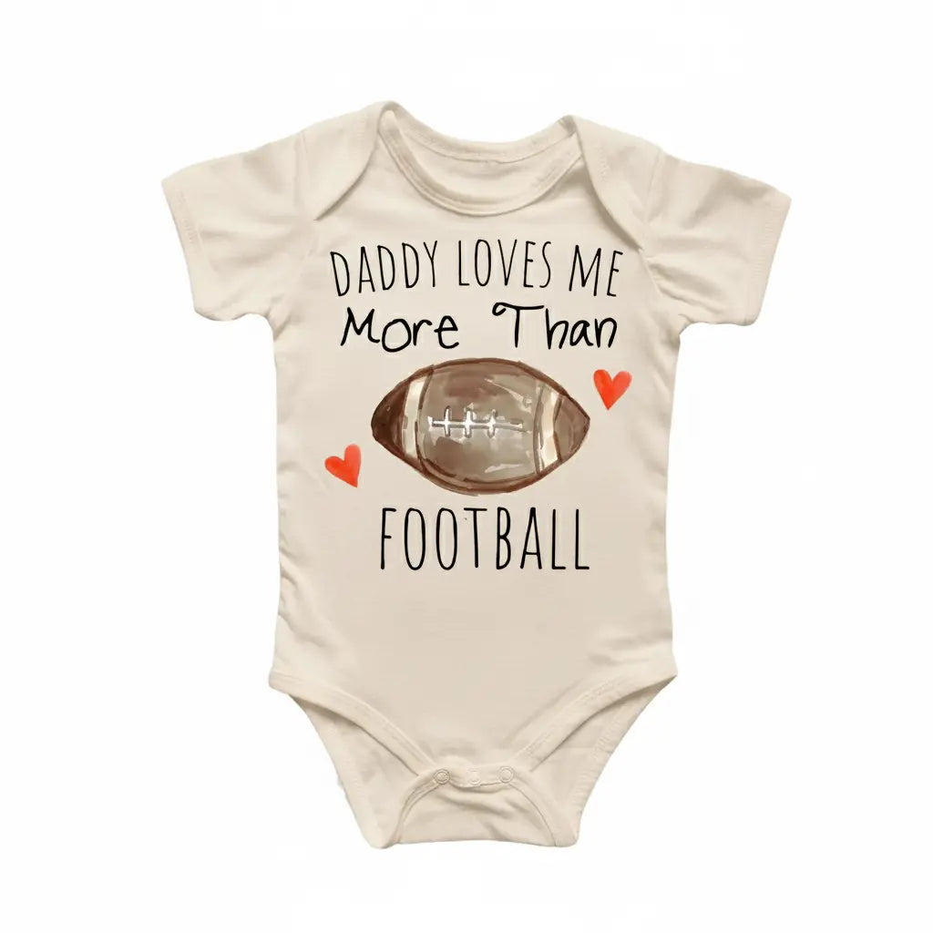 Football Love Newborn Baby Onesie® Bodysuit