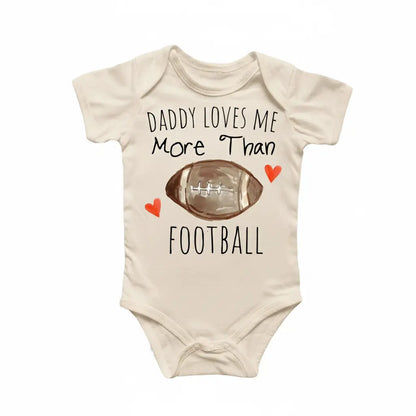 Football Love Newborn Baby Onesie® Bodysuit