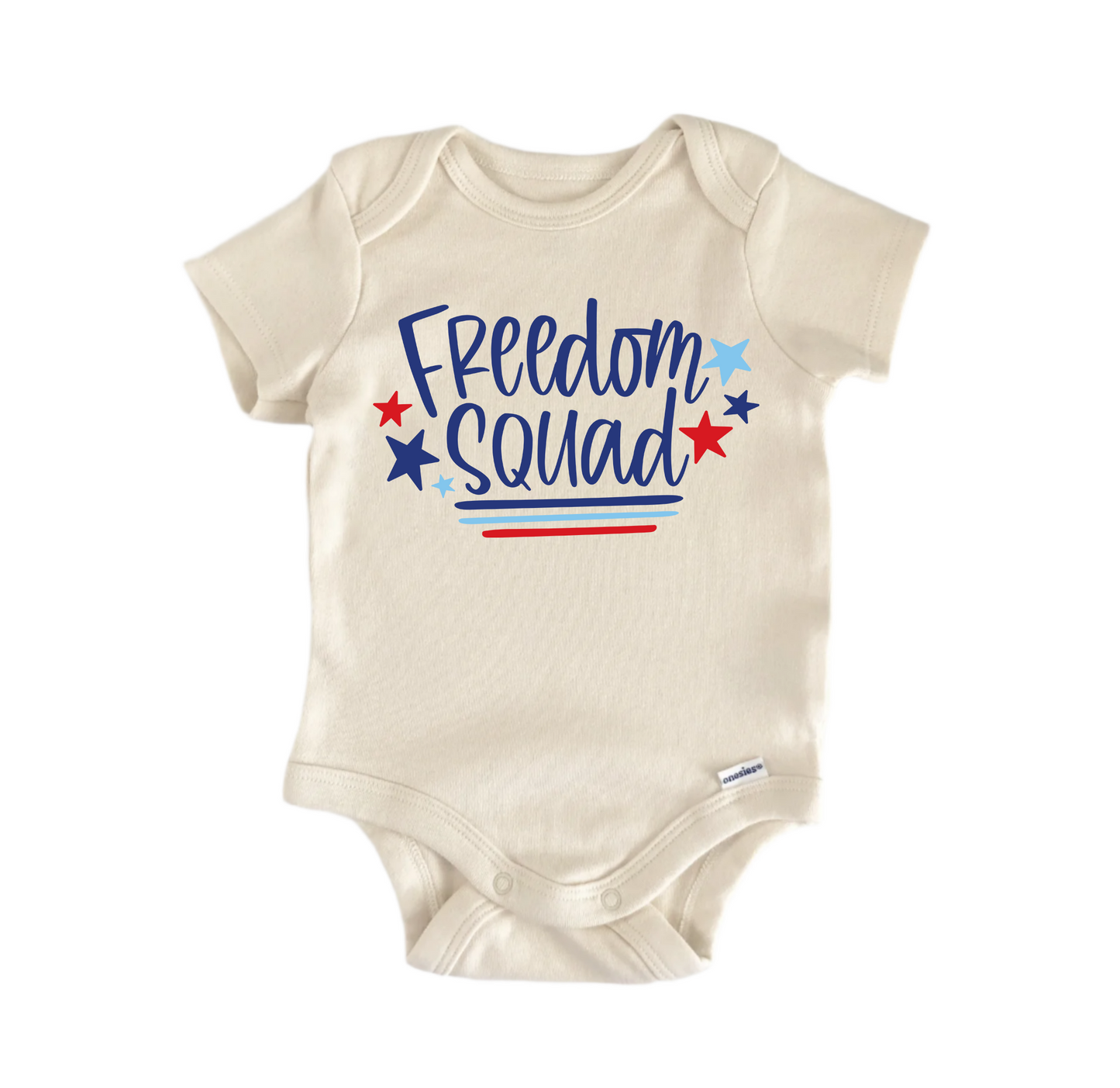 Freedom Squad July 4Th Newborn Baby Onesie® Bodysuit