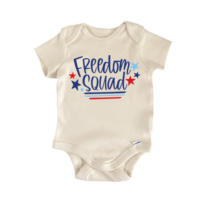 Freedom Squad July 4Th Newborn Baby Onesie® Bodysuit