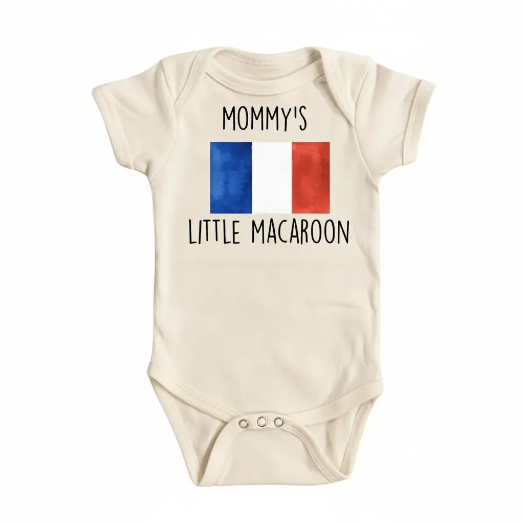 French Macaroon Newborn Baby Onesie® Bodysuit
