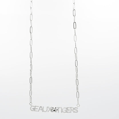 GEAUX TIGERS Silver T42