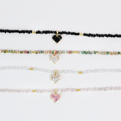Gem Love Beads Necklace
