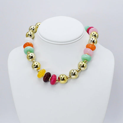 Gem Pop Gold Necklace