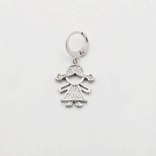 Girl Silver Charm CH-69