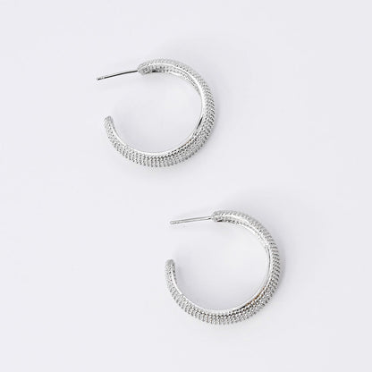 Glow Hoop Silver