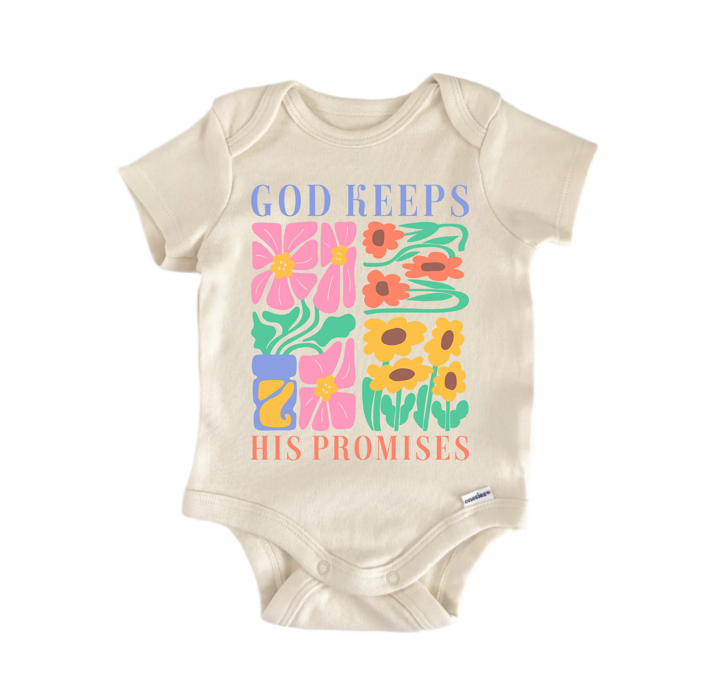 God Keeps His Promises Newborn Baby Onesie® Bodysuit