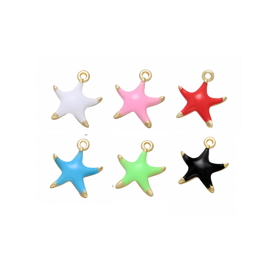 Gold-Tipped Star Charm ~ Deep South Originals