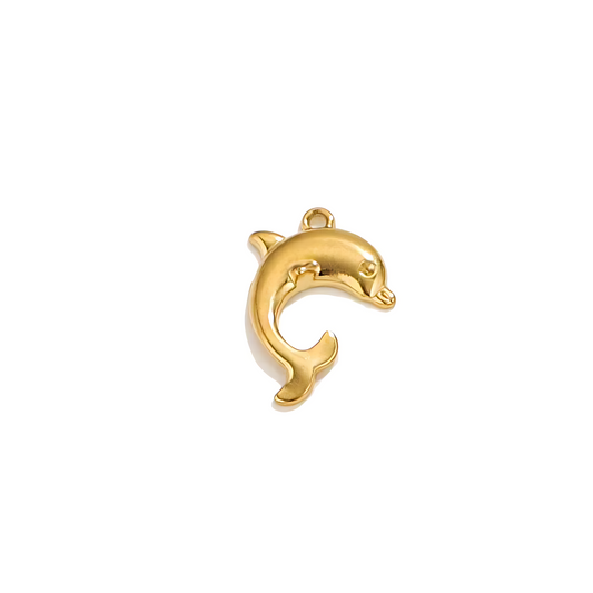 Golden Leap Dolphin Charm ~ Deep South Originals