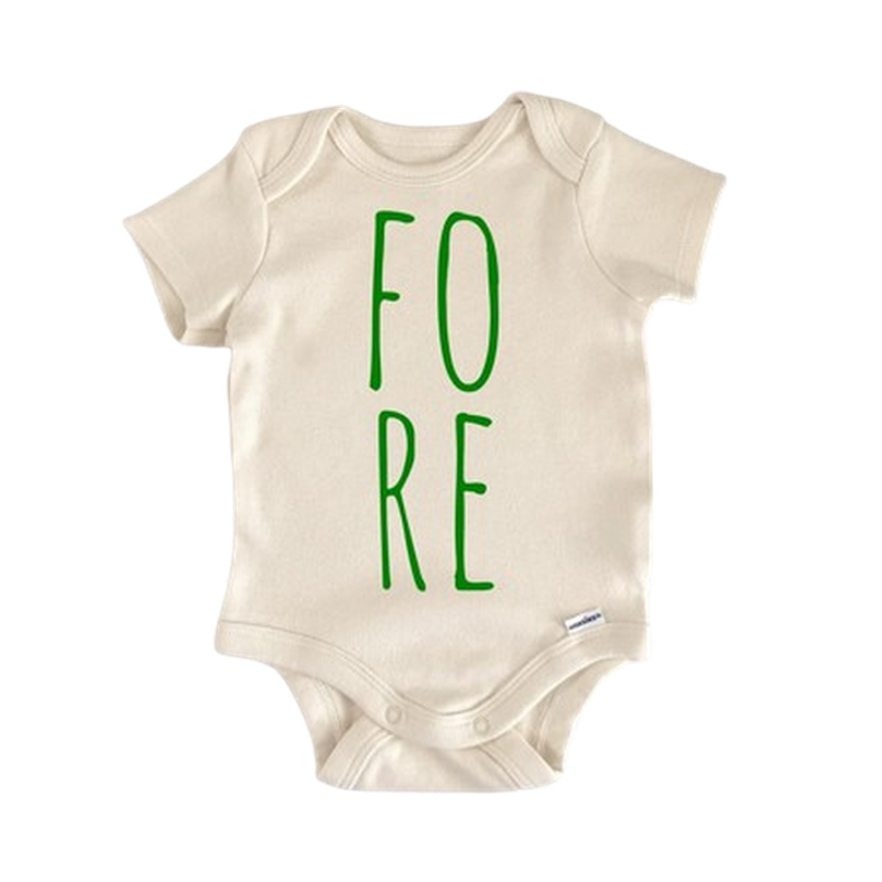Golf Fore Newborn Baby Onesie® Bodysuit
