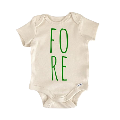 Golf Fore Newborn Baby Onesie® Bodysuit