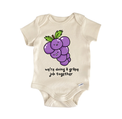 Grape Job Together Best Newborn Baby Onesie® Bodysuit