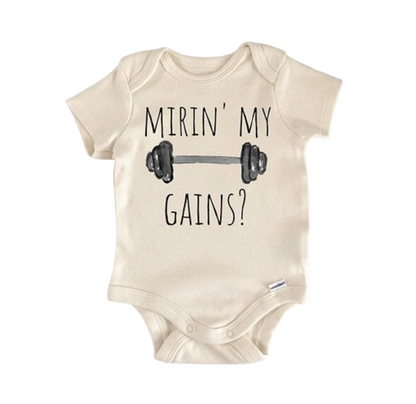 Gym Bodybuilder Workout Newborn Baby Onesie® Bodysuit