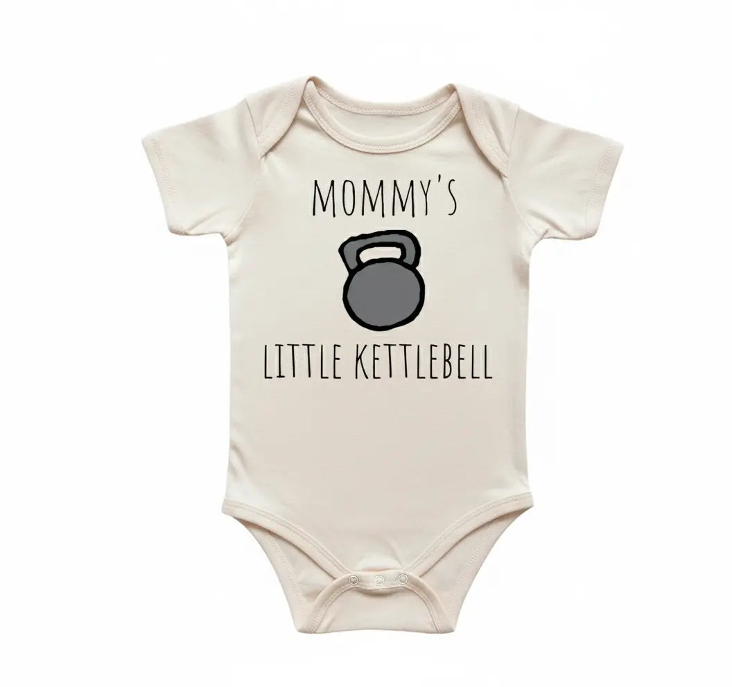Gym Kettlebell Newborn Baby Onesie® Bodysuit