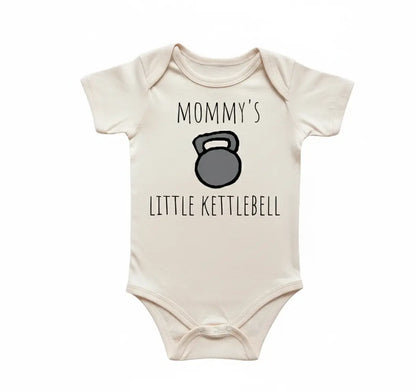 Gym Kettlebell Newborn Baby Onesie® Bodysuit
