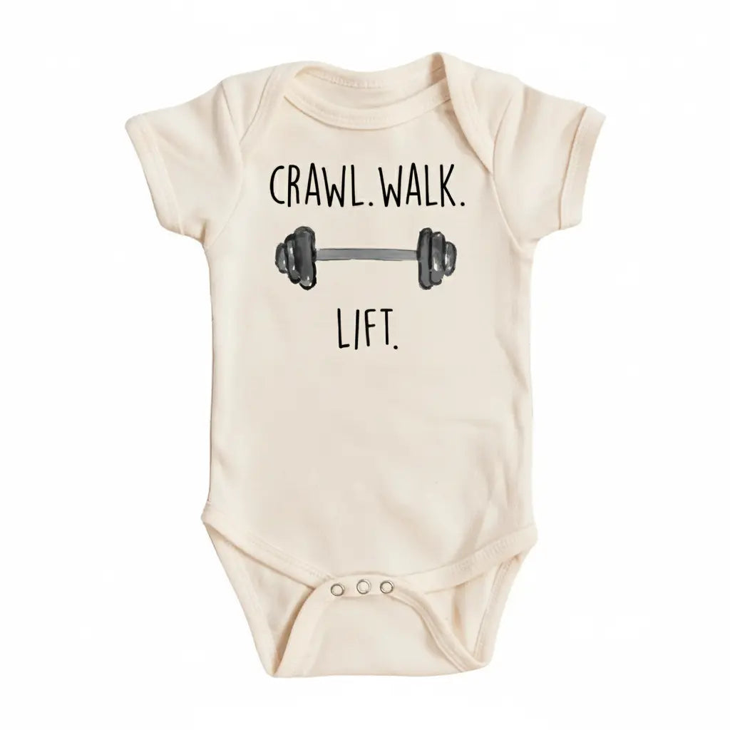 Gym Lift Newborn Baby Onesie® Bodysuit GS1