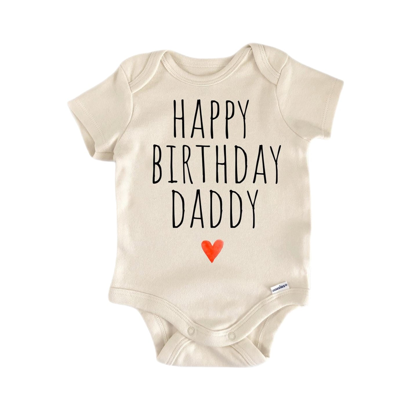 Happy Birthday Newborn Baby Onesie® Bodysuit