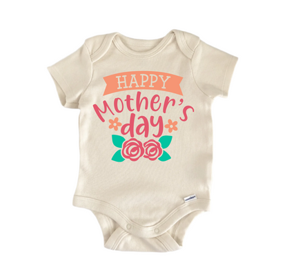 Happy Mothers Day Newborn Baby Onesie® Bodysuit