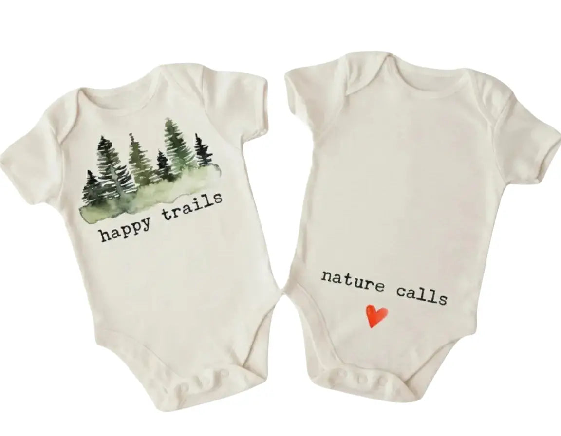 Happy Trails Adventure Newborn Baby Onesie® Bodysuit