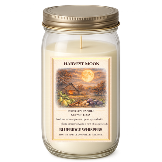 Hollow Harvest Moon | Hand-Poured Autumn Evening Candle