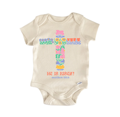 He Is Risen Jesus Newborn Baby Onesie® Bodysuit