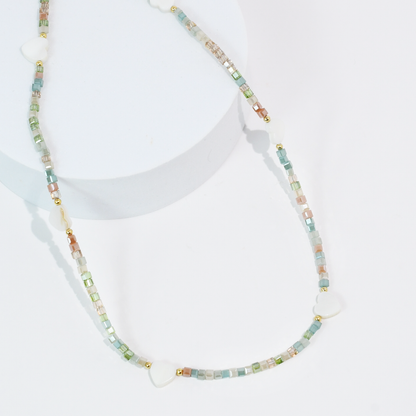 Heart Parade Beaded Necklace