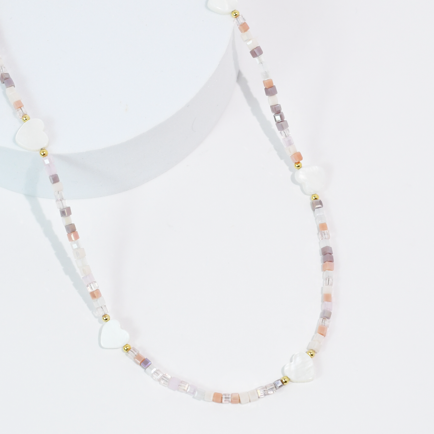 Heart Parade Beaded Necklace