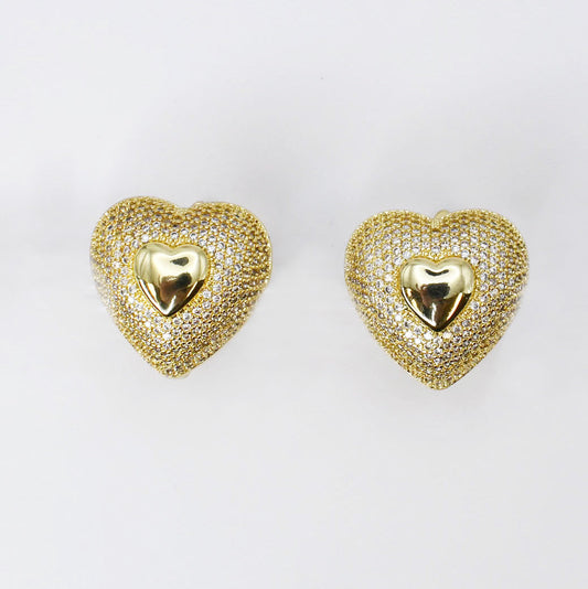 Heart to Hold Gold Earrings