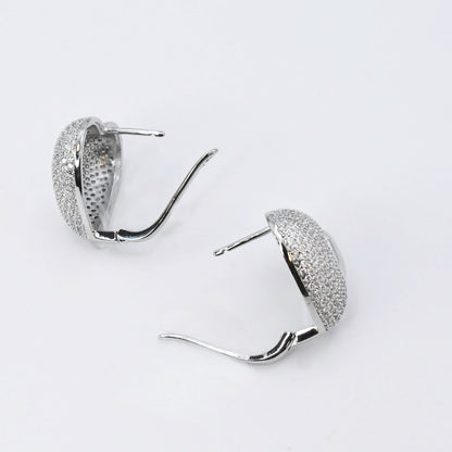 Heart to Hold Silver Earrings