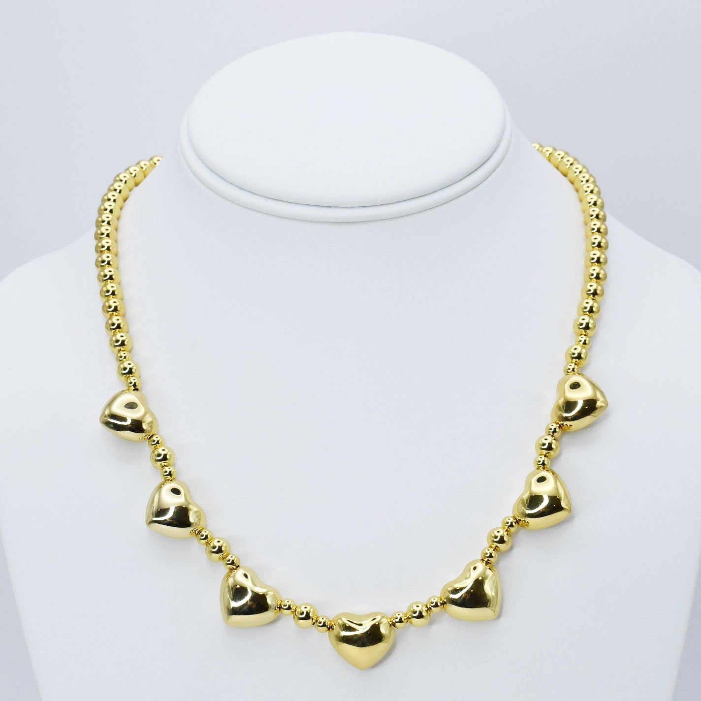 Hearts and Beads Necklace