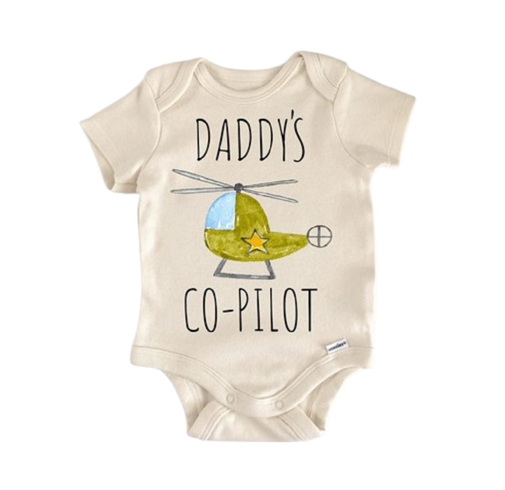 Helicopter Airplane Pilot Newborn Baby Onesie® Bodysuit
