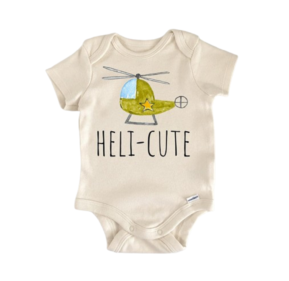 Helicopter Copilot Pilot Newborn Baby Onesie® Bodysuit